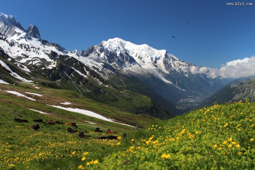 瑞士阿尔卑斯山风景图片大全
