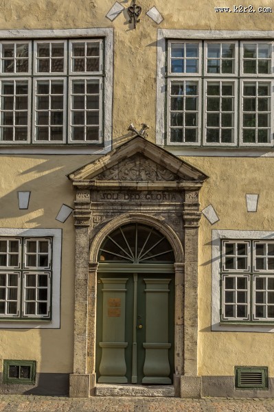 北欧拉脱维亚首都老城里加建筑风景图片