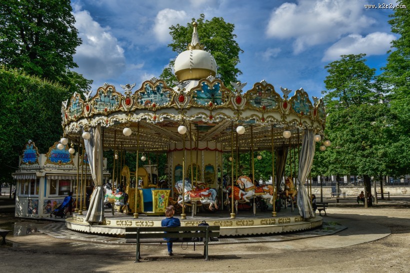 法国巴黎城市风景图片
