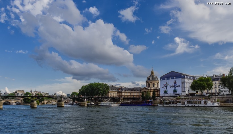 法国巴黎城市风景图片