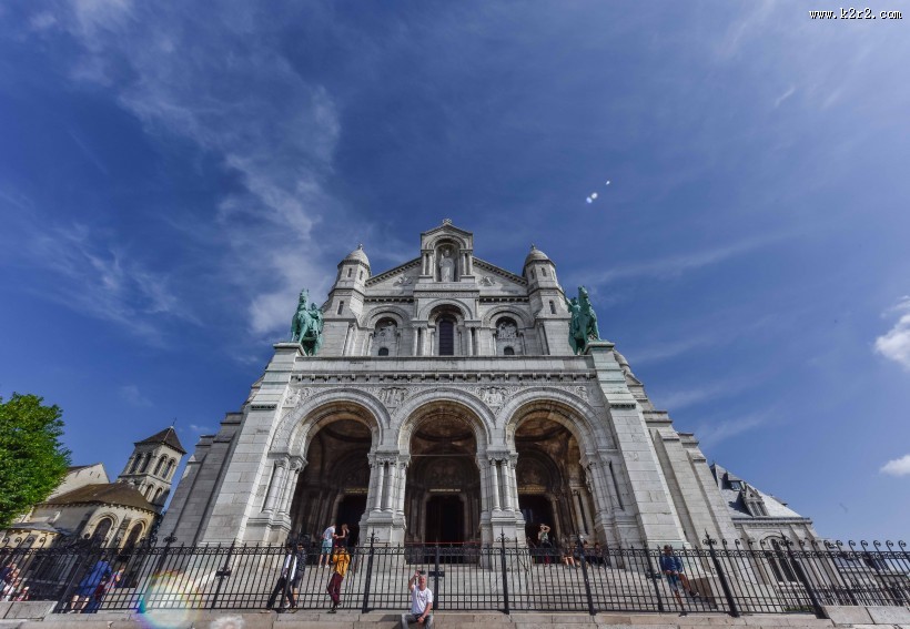 法国巴黎城市风景图片