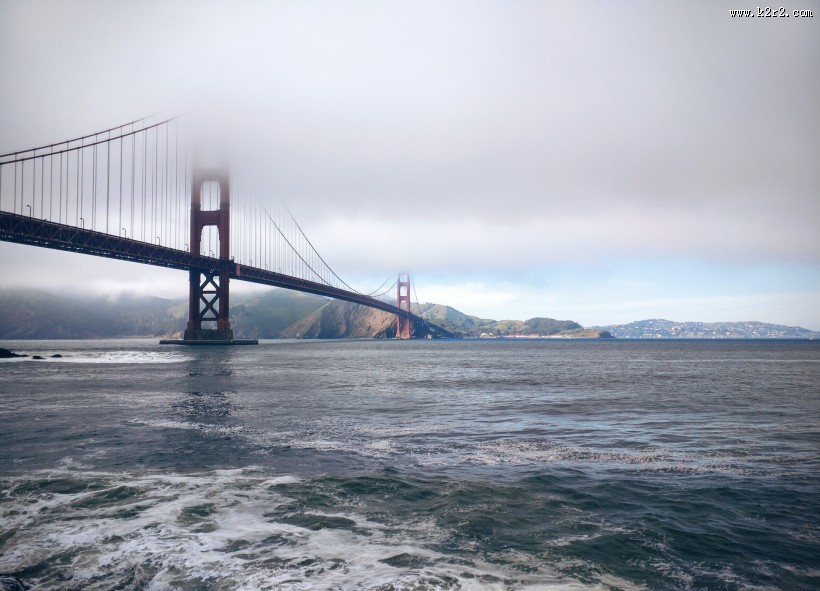 美国旧金山金门大桥风景图片