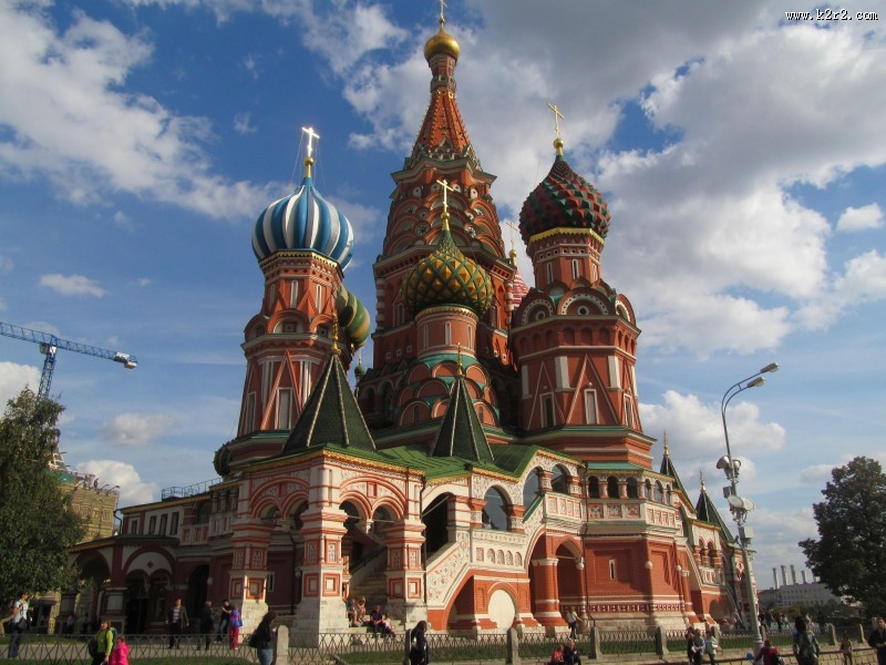 俄罗斯莫斯科红场建筑风景图片大全