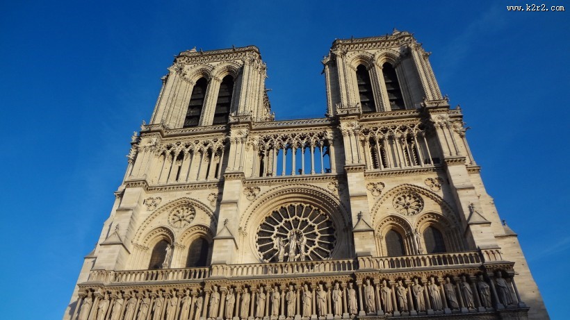 法国巴黎圣母院图片大全