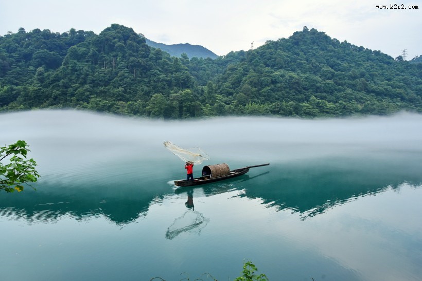 湖南小东江风景图片