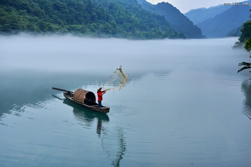 湖南小东江风景图片
