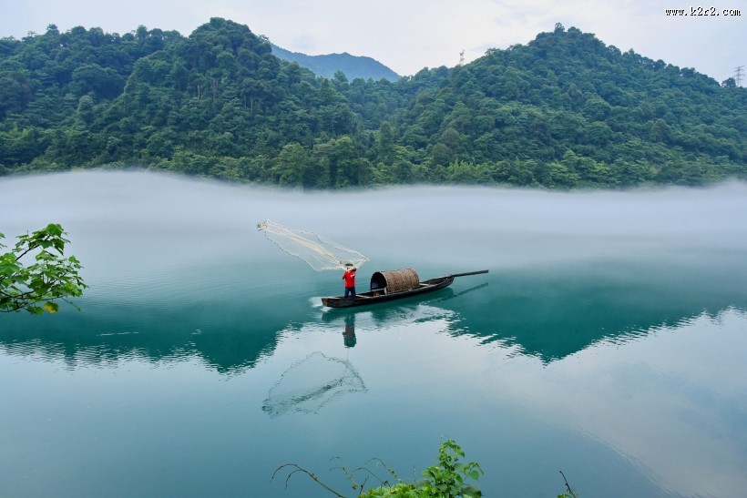 湖南小东江风景图片