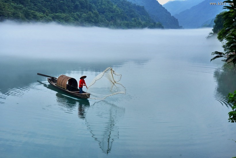 湖南小东江风景图片