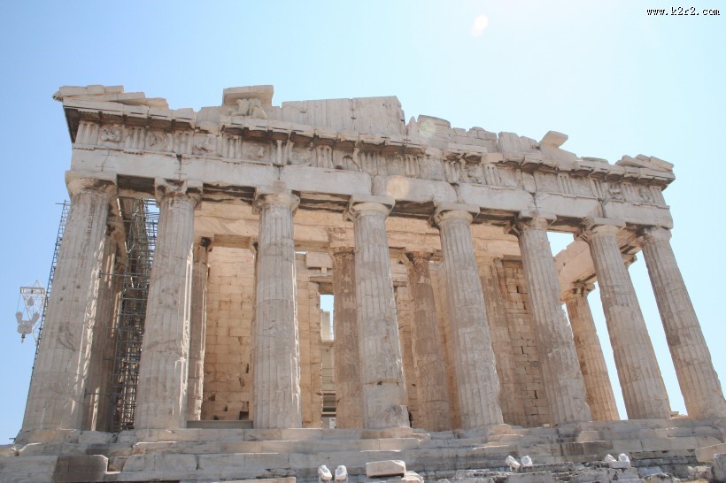 希腊雅典卫城风景图片