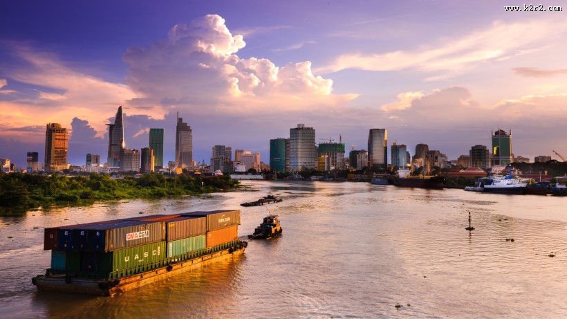 越南胡志明市风景图片