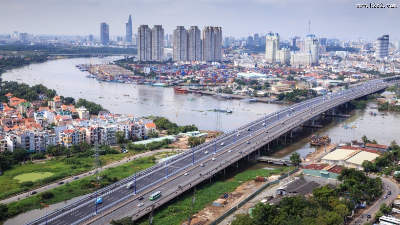 越南胡志明市风景图片