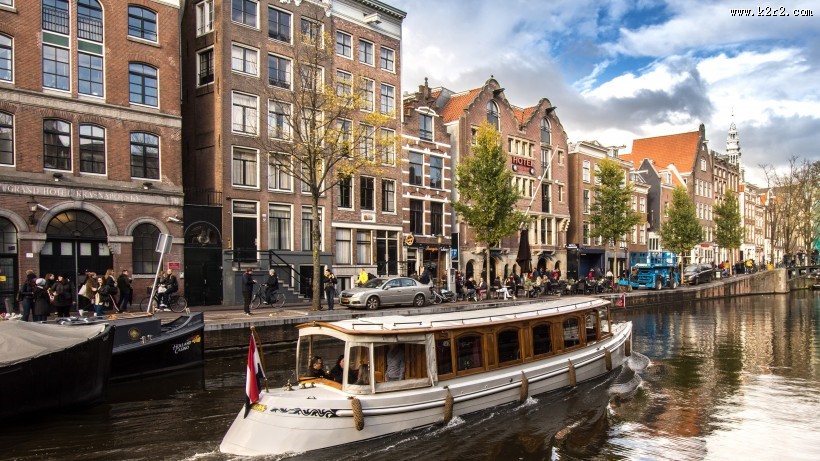 荷兰首都阿姆斯特丹风景图片大全