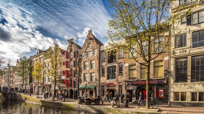 荷兰首都阿姆斯特丹风景图片大全