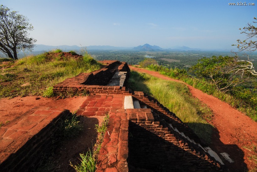 斯里兰卡锡吉里亚古城建筑风景图片
