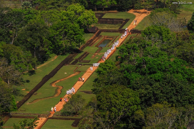 斯里兰卡锡吉里亚古城建筑风景图片