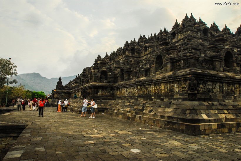 印尼爪哇岛建筑风景图片