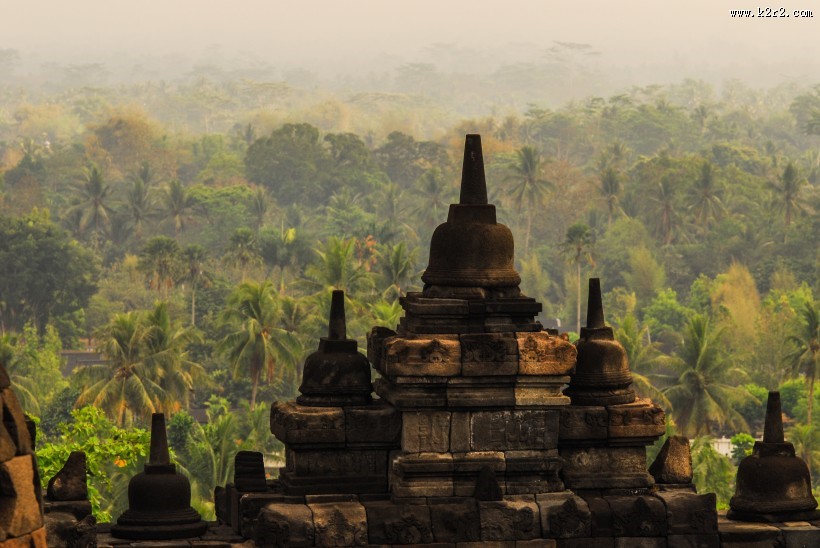 印尼爪哇岛建筑风景图片