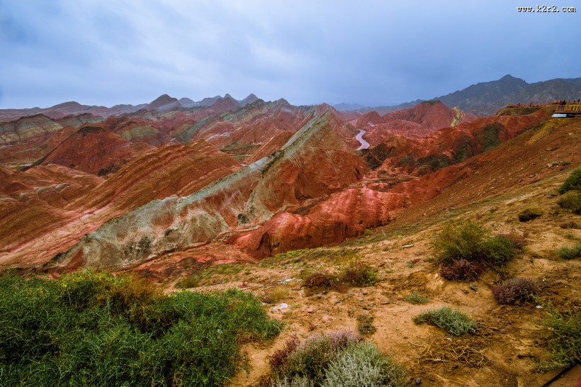 甘肃张掖丹霞地貌图片大全
