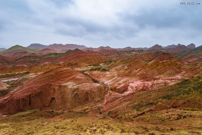 甘肃张掖丹霞地貌图片大全