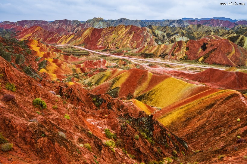 甘肃张掖丹霞地貌图片大全
