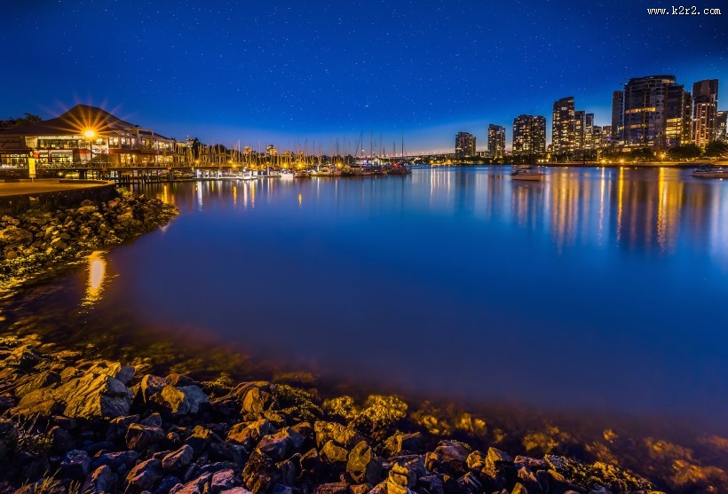 加拿大温哥华福尔斯溪港湾风景图片