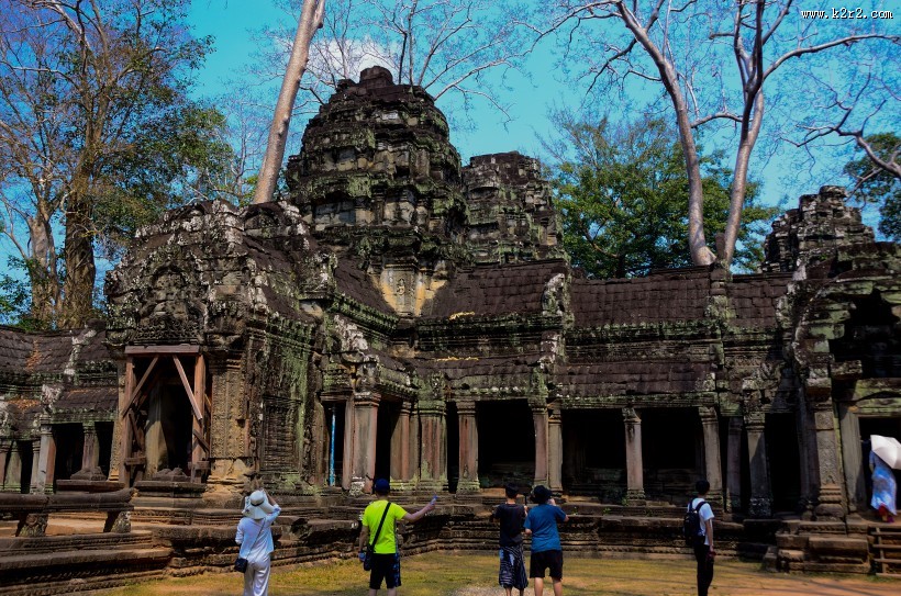 柬埔寨吴哥窟风景图片
