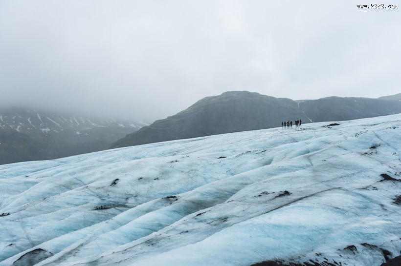 冰岛瓦特纳冰川风景图片