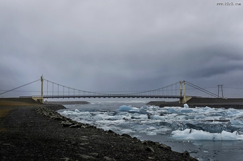 冰岛瓦特纳冰川风景图片