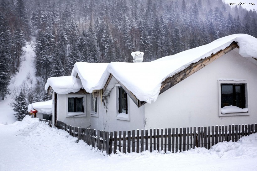 黑龙江雪乡风景图片
