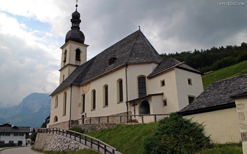德国最美的乡村拉姆绍小镇风景图片