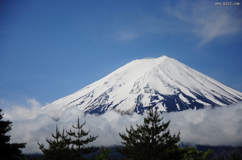 美丽的富士山图片