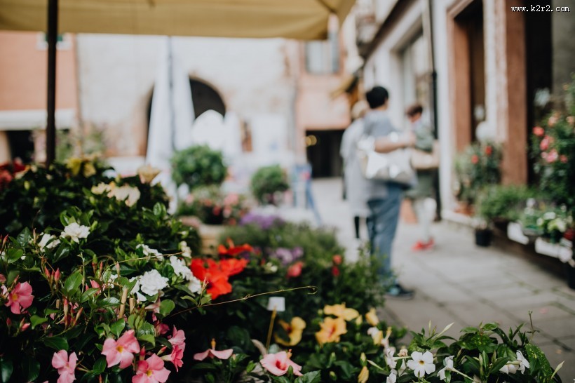 意大利的花店图片