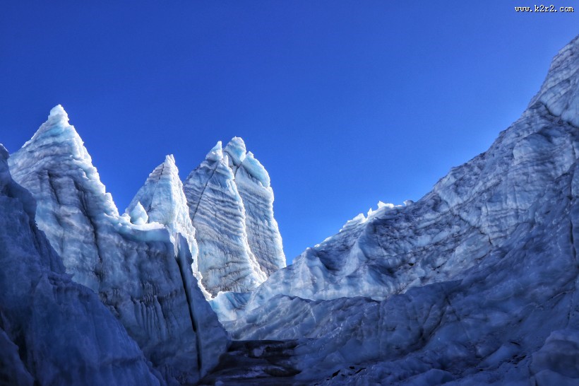 西藏措嘉冰川风景图片
