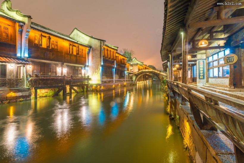 浙江乌镇雪景图片大全