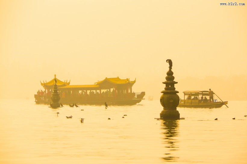 浙江杭州西湖风景图片