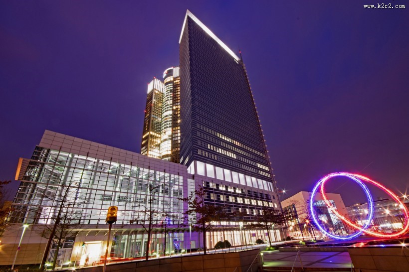 德国法兰克福夜景图片大全