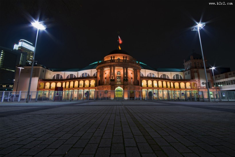 德国法兰克福夜景图片大全