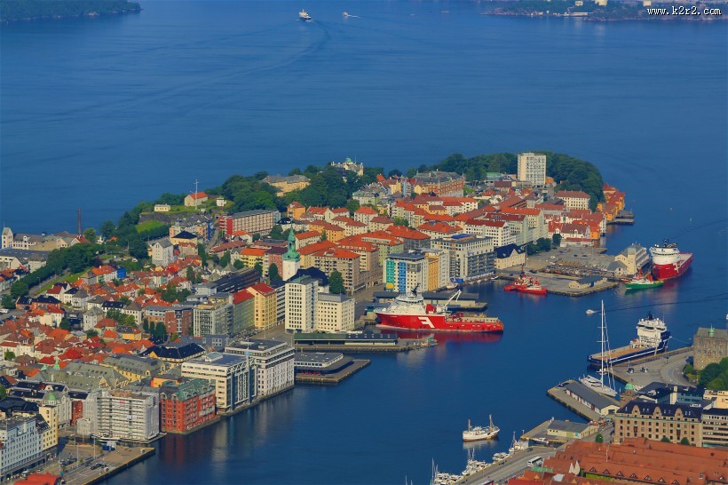 挪威卑尔根风景图片