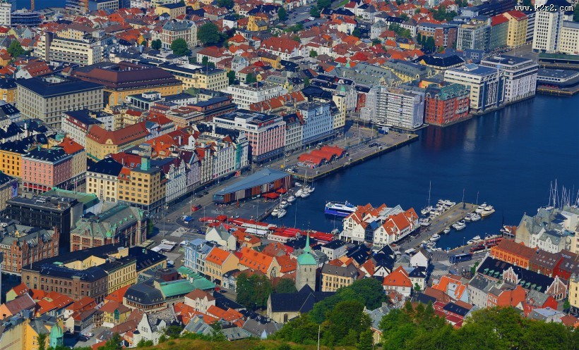 挪威卑尔根风景图片