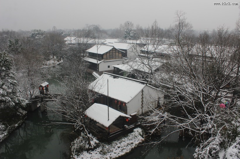 浙江杭州西溪湿地冬季风景图片大全