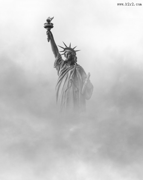 自由女神像高清图片