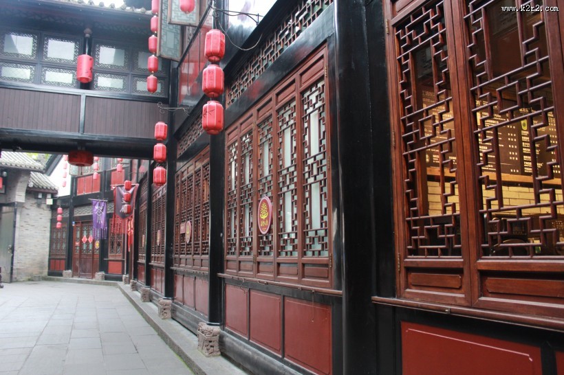 四川成都锦里风景图片