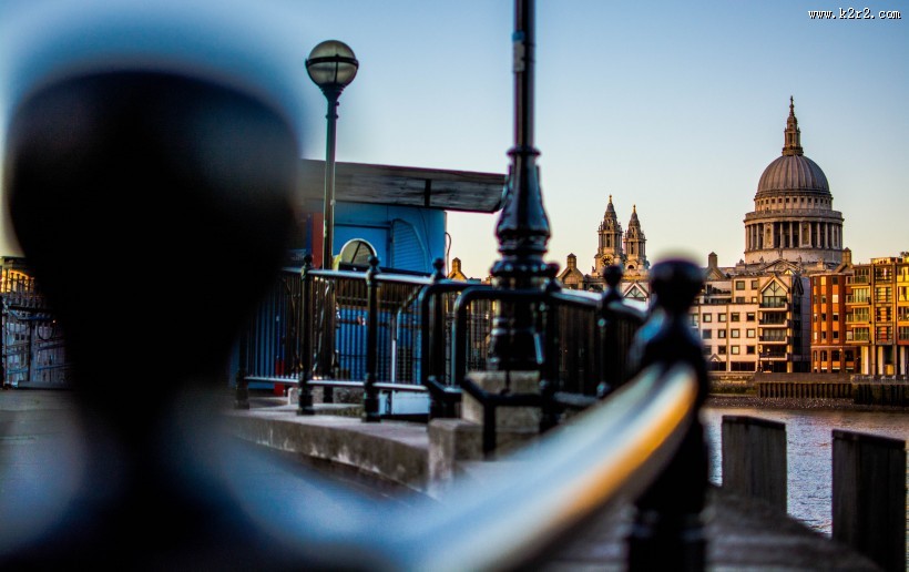 伦敦街头风景图片