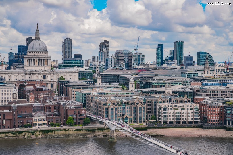 伦敦街头风景图片