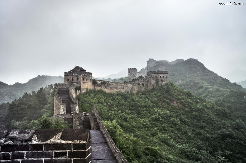 河北金山岭长城风景图片
