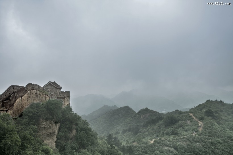 河北金山岭长城风景图片