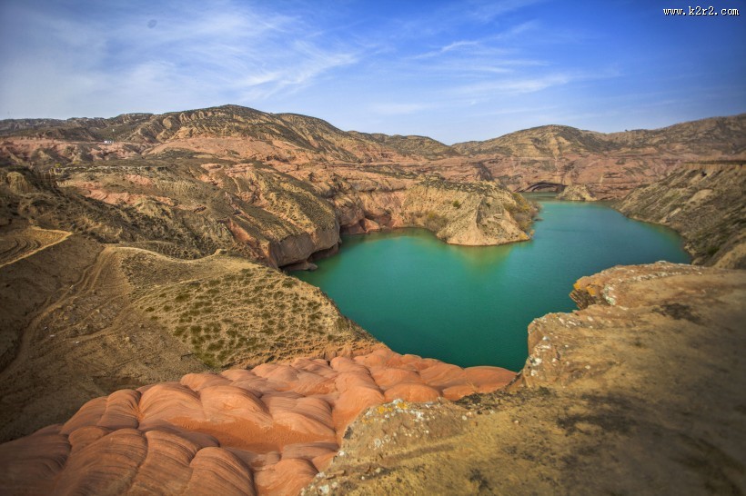 陕西靖边波浪谷风景图片大全