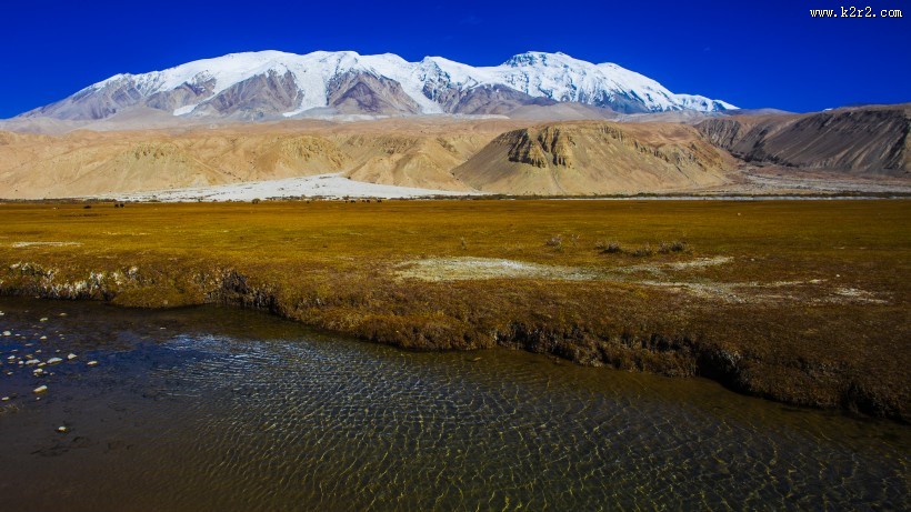 新疆慕士塔格峰风景图片大全