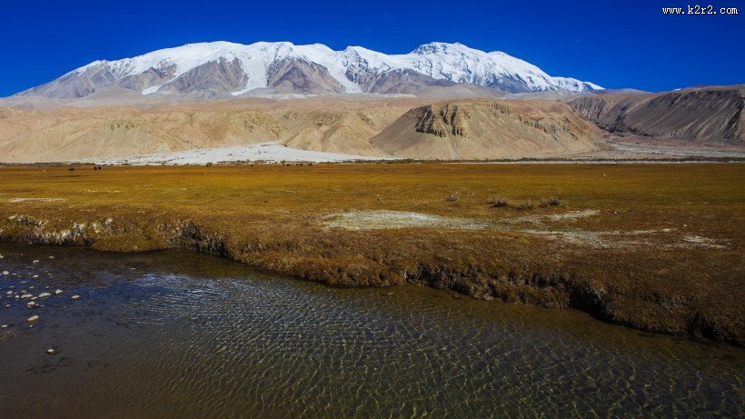 新疆慕士塔格峰风景图片大全