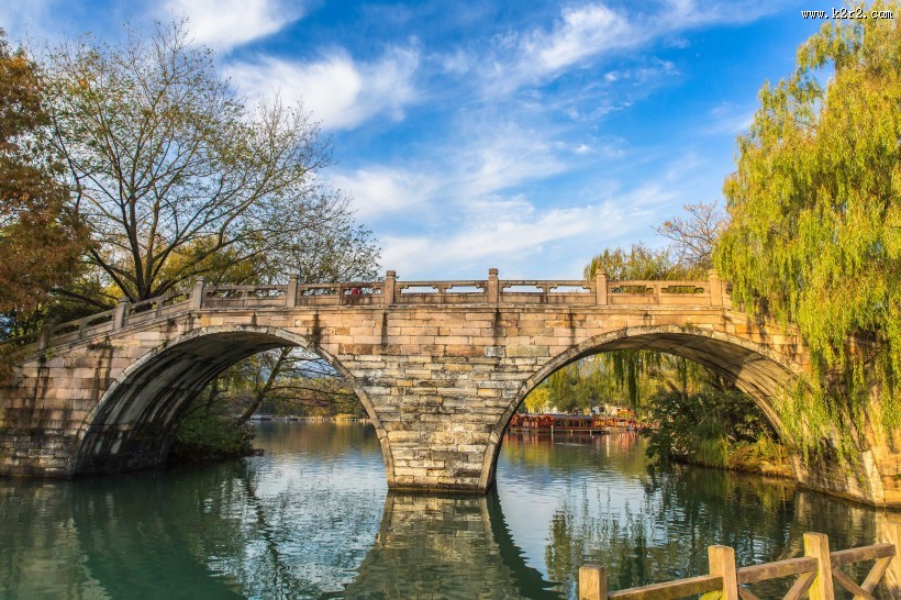 浙江杭州西湖秋天风景图片大全